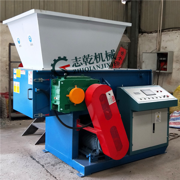 新型单轴撕碎机 海绵熔化压块粉碎机 注塑机头料破碎机 塑料撕碎