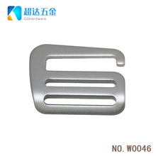 【W0046】寸半箱包五金9字扣配件 扁径压铸铝扣 目字包包调节扣具