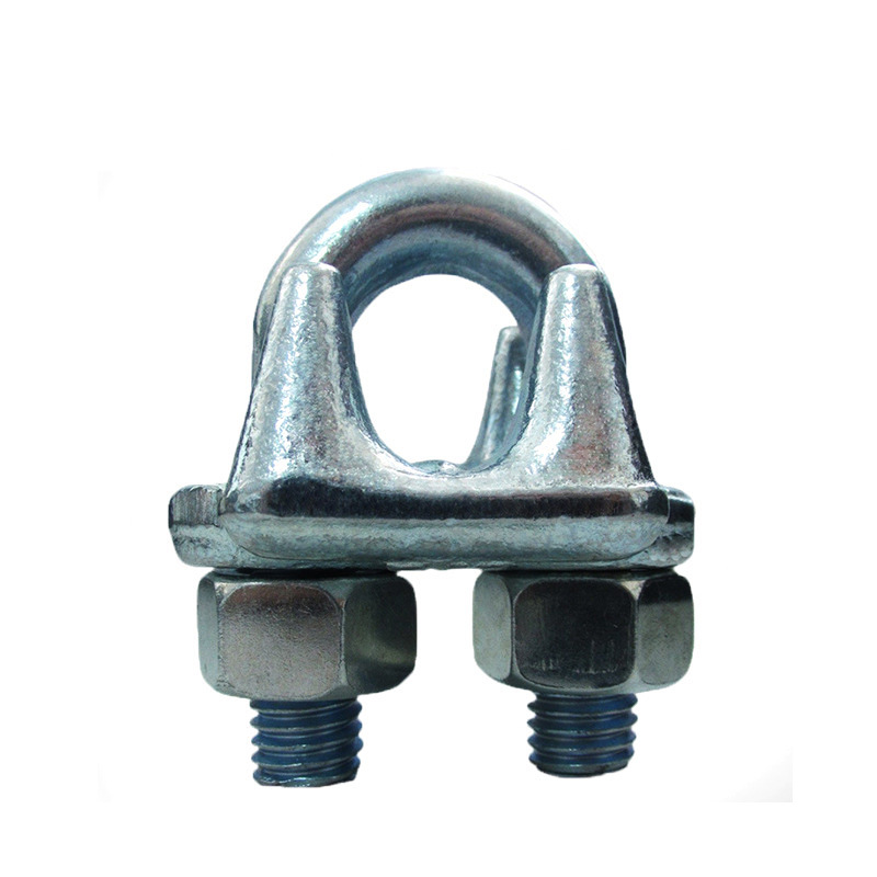 现货批发 美式模锻夹头 钢丝绳卡头 U型绳夹 船用五金索具