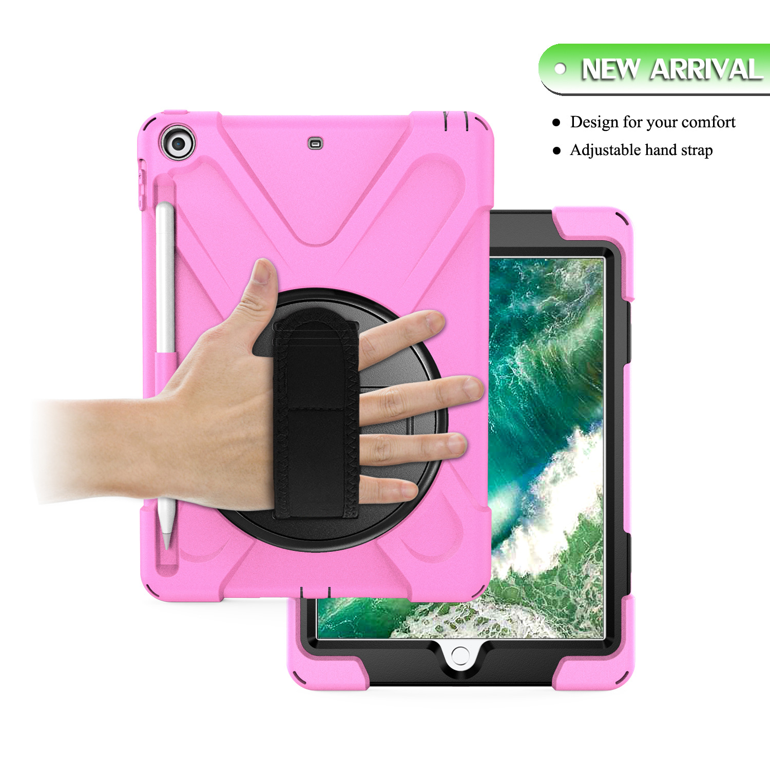 ipad 2017 带笔粉红色正反面双图 副本.jpg