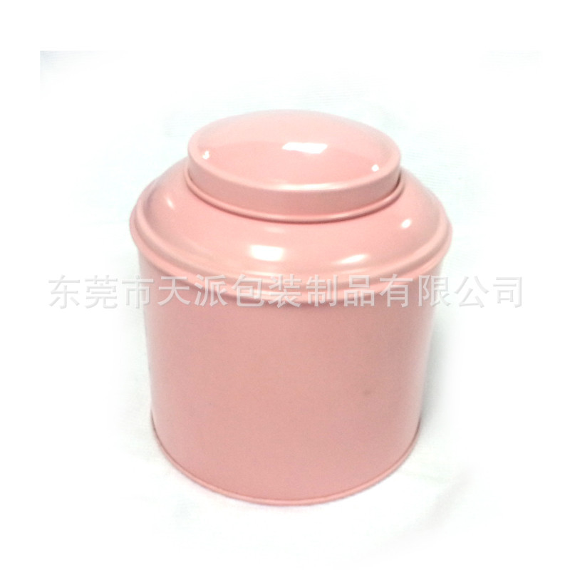 花草茶铁罐包装 圆筒茶叶罐 花草茶马口铁罐 马口铁茶叶罐子