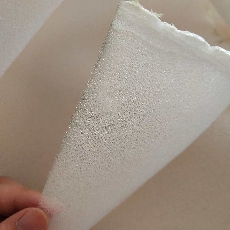 可定制 机械防尘网状海绵材料 白色透气棉料 粉尘颗粒物过滤片