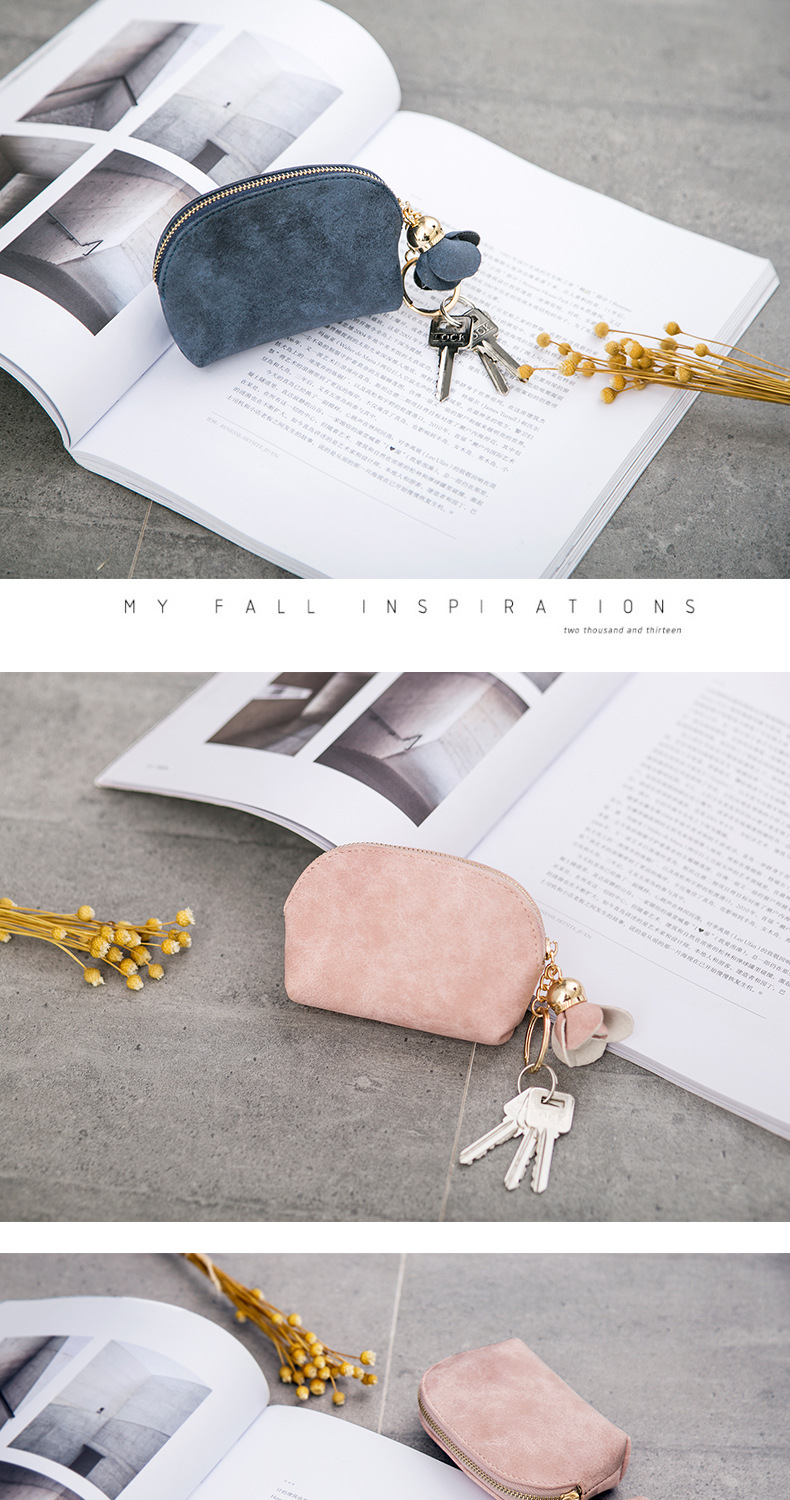41g Weight Polyester Lining Material Zipper Closure Type Coin Purse Bags Type 1 Piece Quantity Daily Occasion Pu Leather Material Solid Color Pattern All Seasons Season Women's Gender Simple Style Style Dumpling Shape Shape Women's Solid Color Pu Leather Zipper Coin Purses 13