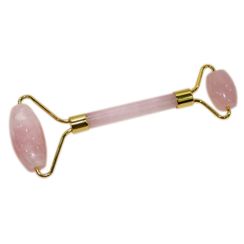 Runyangshi Donghai Natural Rose Crystal Xiu Jade Roller Massager Face Slimming Orbital Facial Beauty Jade Stick