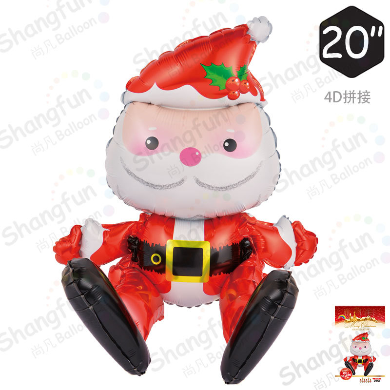 拼接坐立圣诞老人2