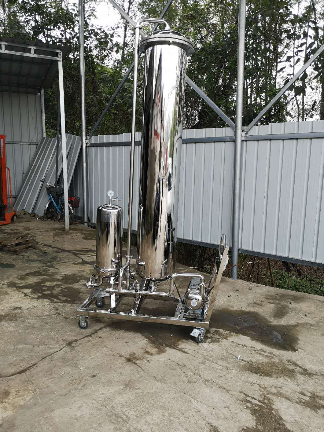 供应304不锈钢白酒降固综合处理机