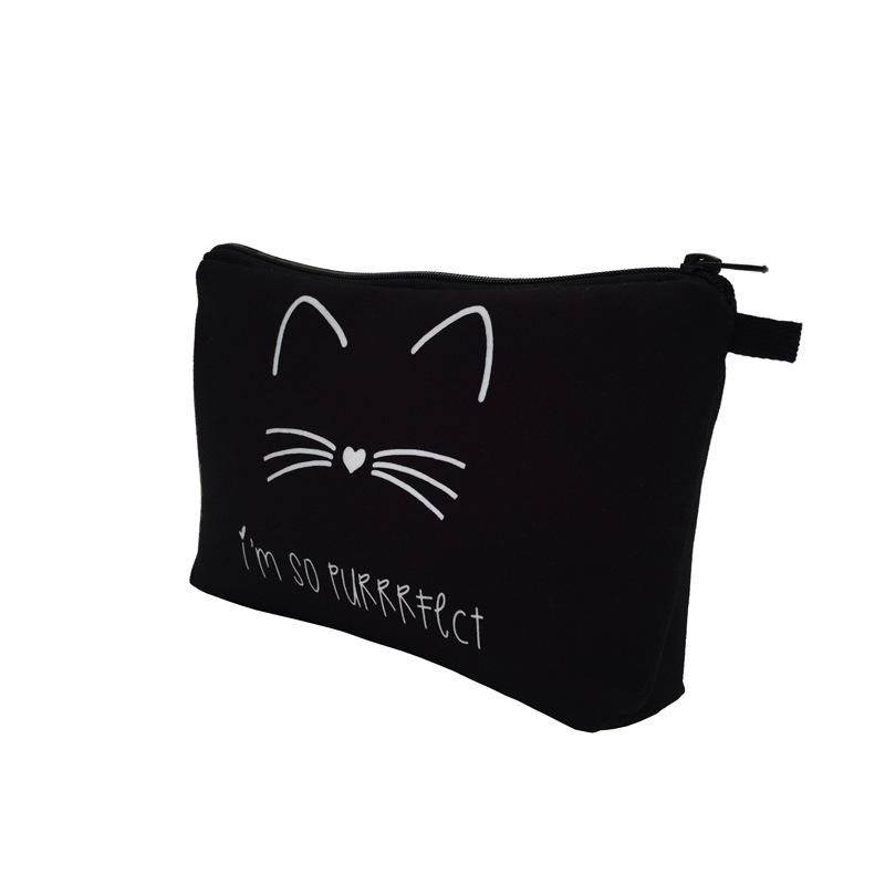 Vacation Cat Polyester Dumpling Shape Makeup Bags display picture 2