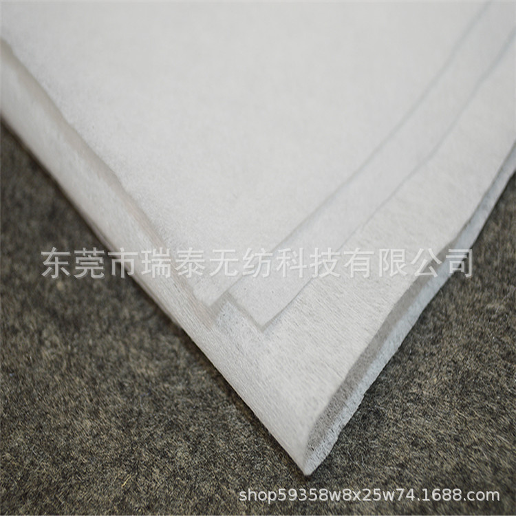 厂家直销50g无纺布 柔软轻薄无纺水刺布水刺棉 夹克衫内衬布织布