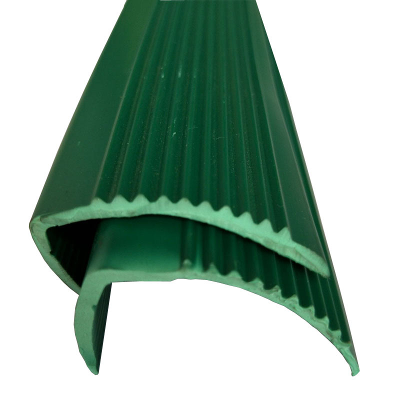 pvc楼梯收口压边条防滑止滑条幼儿园台阶踏步L形直角护条包边