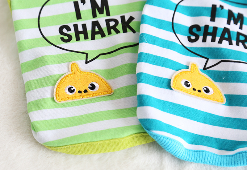 SHARK条纹背心