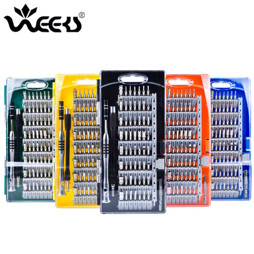 Cross-border wholesale for WEEKS 60-in-1 mobile phone digital repair tools multi-purpose CRV precision screwdriver set