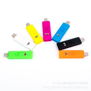 创意礼物定制logo广告打火机 充电 电子点烟器usb防风打火机代发