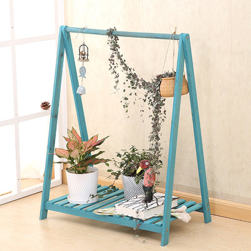 廠家直銷懸挂 盆栽 多層花架 吊蘭置物 綠蘿多肉木架子 價格合理