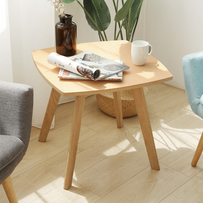 LUCKYSAC沙發配套實木茶幾 客廳陽台小戶型簡約北歐風方幾邊角幾