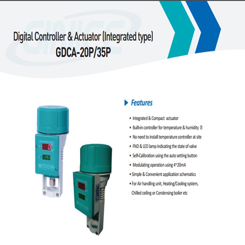 韩国GINICE吉事电动执行器替代JOHNSON CONTROL江森自控执行器