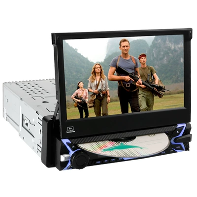 7inch Single Spindle Telescopic Android Dvd Car Audio Android System Car Player Car Navigation (Car DVD player)