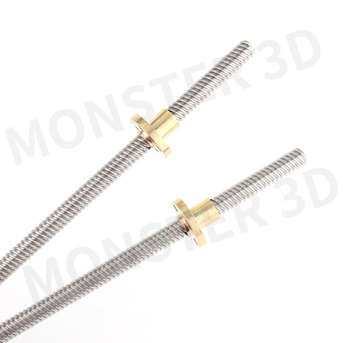 T-Screw Lead 8mm 3D Printer Accessory: T8 Stepper Motor, Screw Nut, Trapezoidal Screw Rod, Stainless Steel