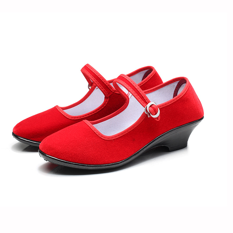 Zapatos de baile étnico Jiaozhou Yangko noreste Yangko zapatos práctica de baile Mujer Examen adulto grado arte examen profesor zapatos