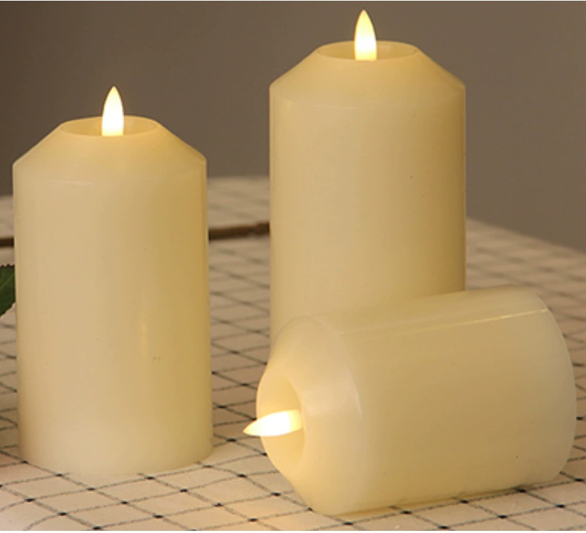 Factory LED light shakes up and down flame simulation candle light black core candlelight