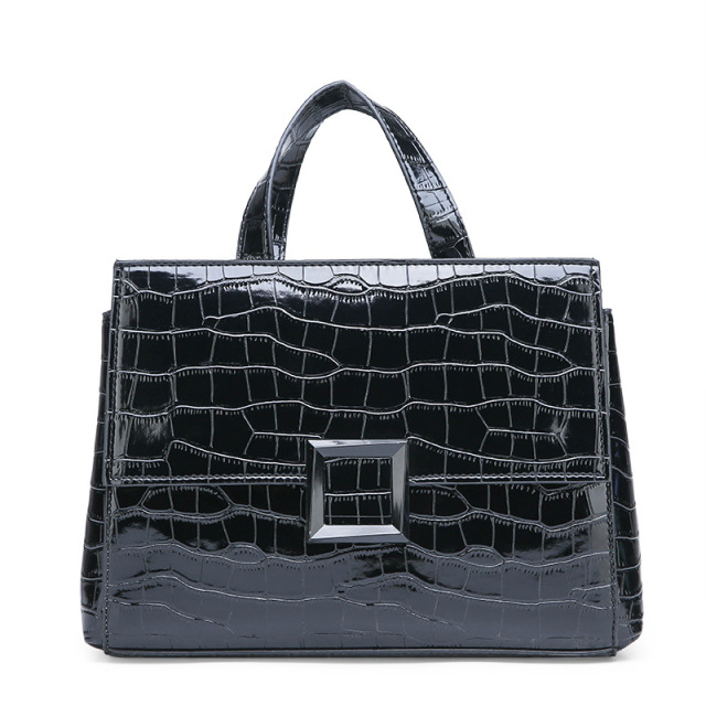 New Crocodile-pattern Fashion Handbag Single Shoulder Slant Bag 