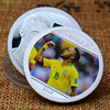 Foreign commemorative coins to make map No. 10 star Neymar's relief photocopy silver -plated color -plated color inkjet crafts