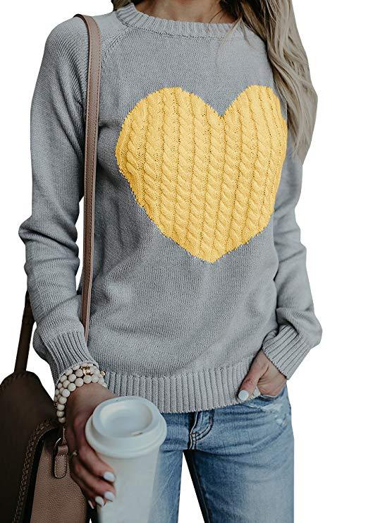 Women's Sweater Long Sleeve Sweaters & Cardigans Hollow Out Fashion Heart Shape display picture 116