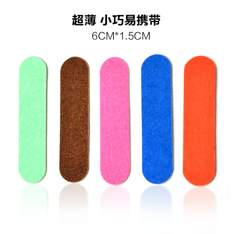 指甲搓迷妳小搓條磨砂雙面可搓6cm砂條打磨 顏色隨機發貨工廠直銷