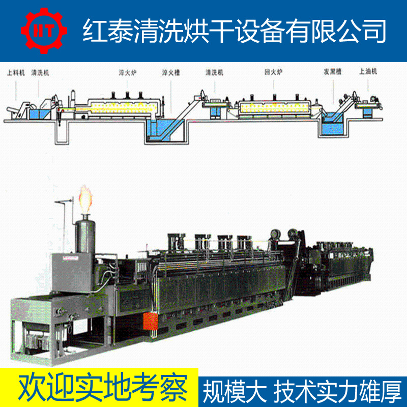 江门连续式气体保护光亮热处理电炉  大型炉 厂家定制 质量稳定