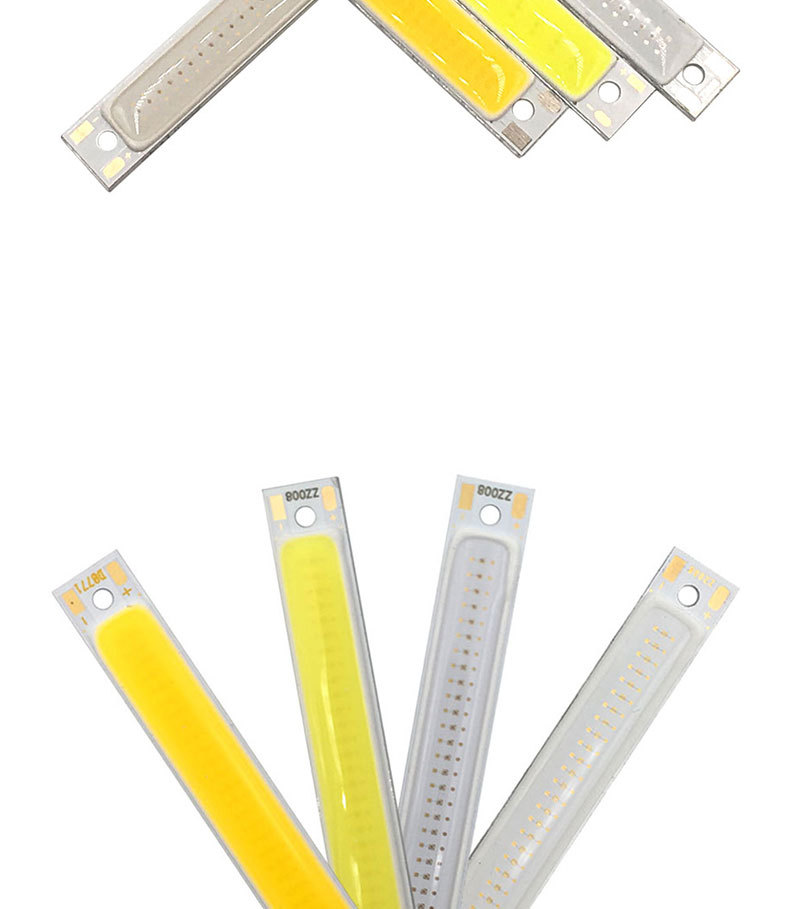 3v led光源cob灯条红蓝白光3.7V