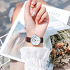 Fresh brand waterproof women's watch, Korean style, simple and elegant design, bright catchy style