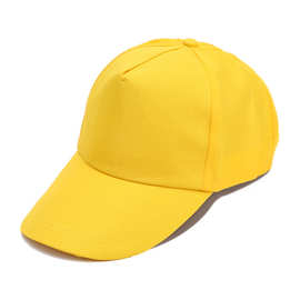 旅游帽定做小学生小黄帽定制logo印字广告帽鸭舌帽志愿者帽