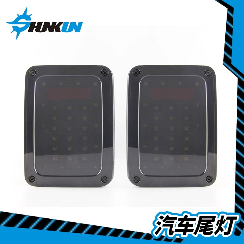 В наличии оптом подходит для Jeep Wrangler 07-17 лет задний фонарь ежедневный тормоз задний рулевой светодиодный задний фонарь