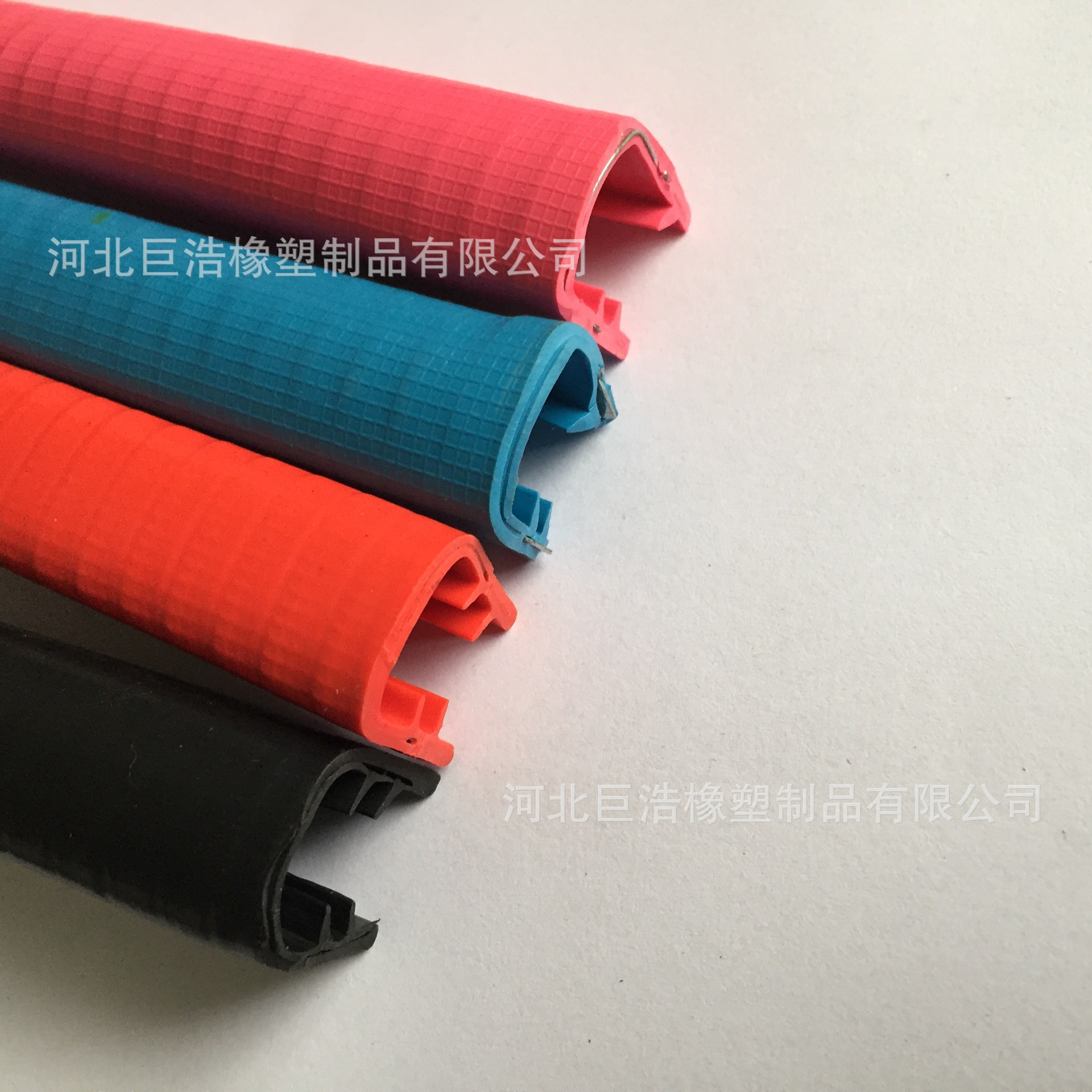 pvc彩色装饰密封条 龙骨复合密封条 橡塑橡胶条 定购异形胶条