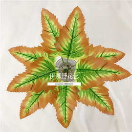 新品上市鸟巢蕨植物墙配材热带雨林植物可造型鸟蕨仿真叶子