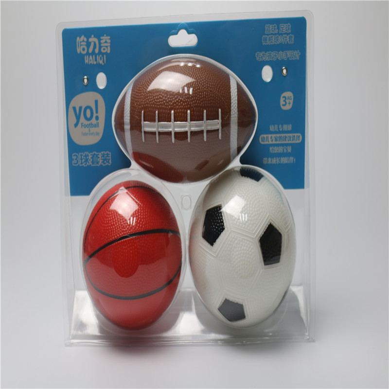 Kindergarten inflatable basketball Football rugby 1-3 years old baby racket ball children's ball toy