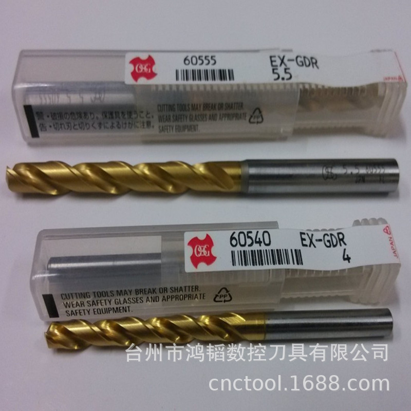 Sales OSG/aushi machine straight handle titanium-plated twist drill h2gold drill EX-GDS 4.2 stainless steel drill bit