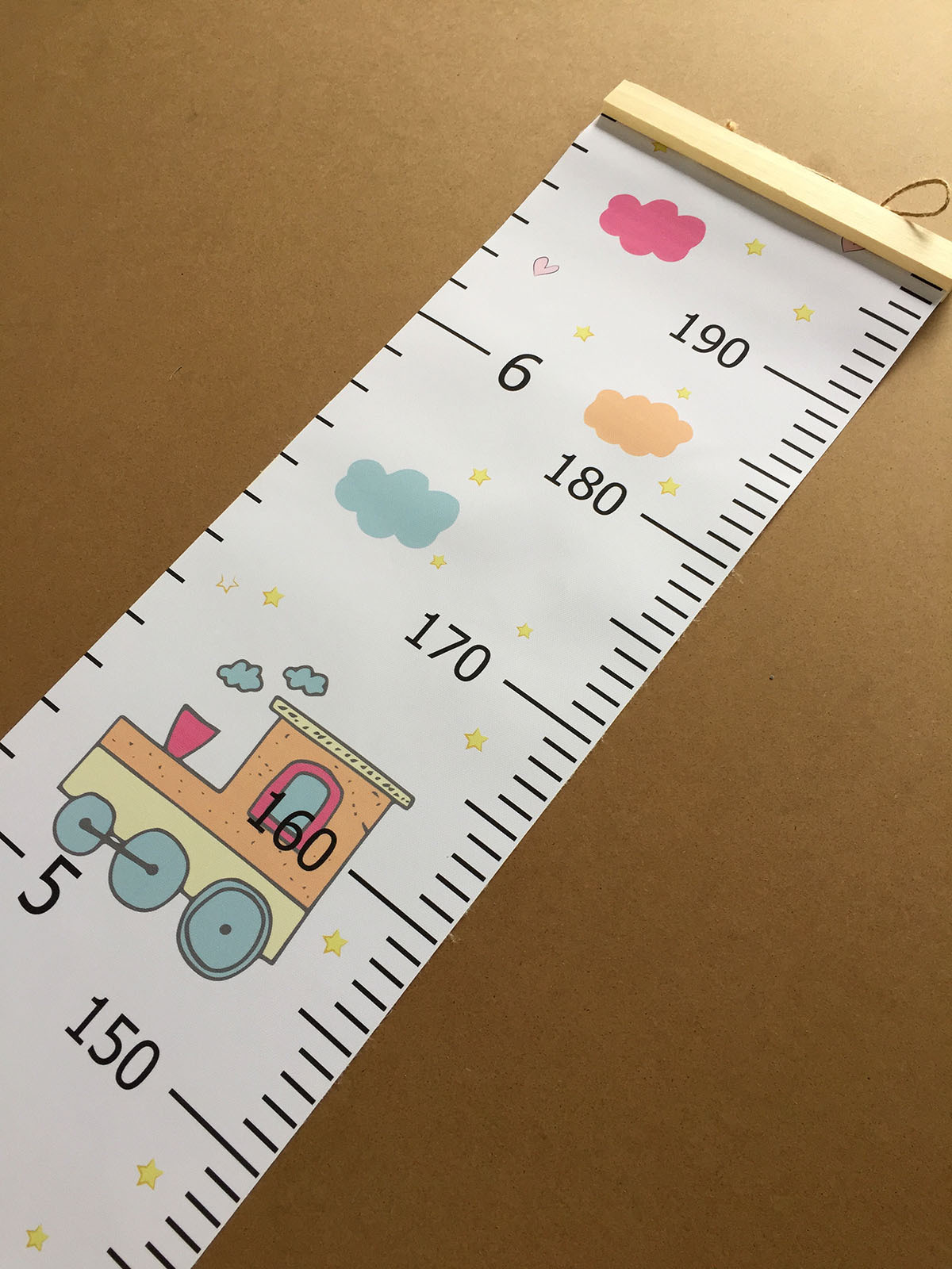 New Creative Cartoon Children's Decoration Home Canvas Height Ruler display picture 1