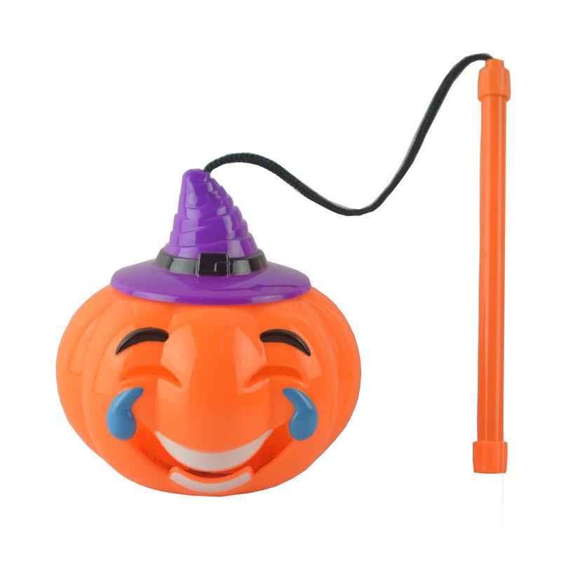 手提南瓜灯发光鬼叫声控南瓜灯笼万圣节儿童玩具整蛊道具节日用品