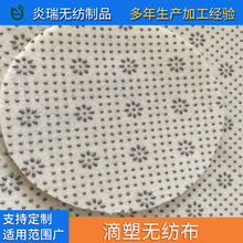 厂家供应   硅胶滴塑不织布     防滑 地毯基布     支持来样定做