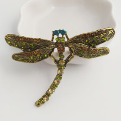 歐美復古胸針胸花別針大蜻蜓絲巾扣動物胸針速賣通款