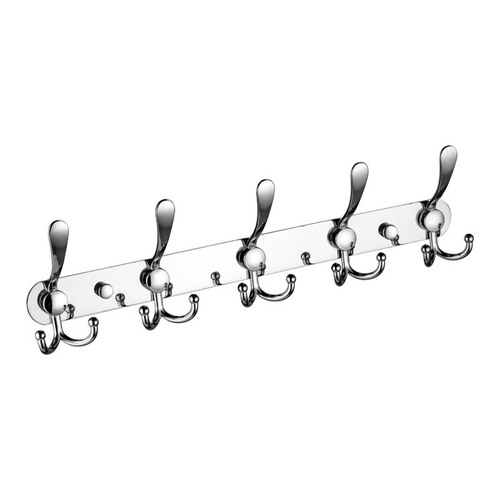 Cross-border clothes hooks, multi-functional row hooks, stainless steel bathroom towel hooks, metal hooks, hardware pendants