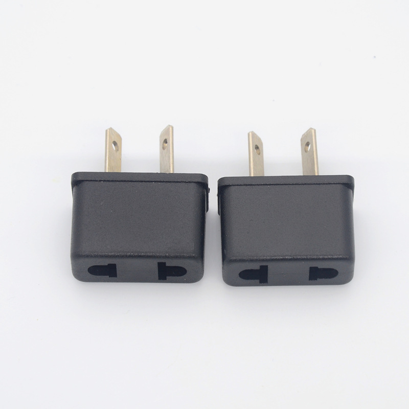 澳标转换插头 黑色电源转换插头 澳规插头 两斜转换插头