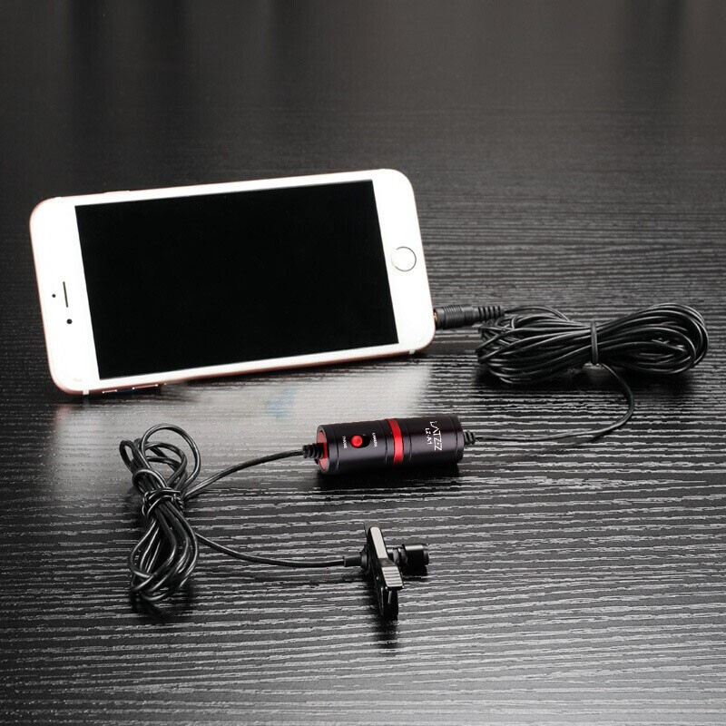 Clip de cuello micrófono teléfono móvil grabación en vivo micrófono Cámara SLR Cámara entrevista enseñanza karaoke micrófono transfronterizo