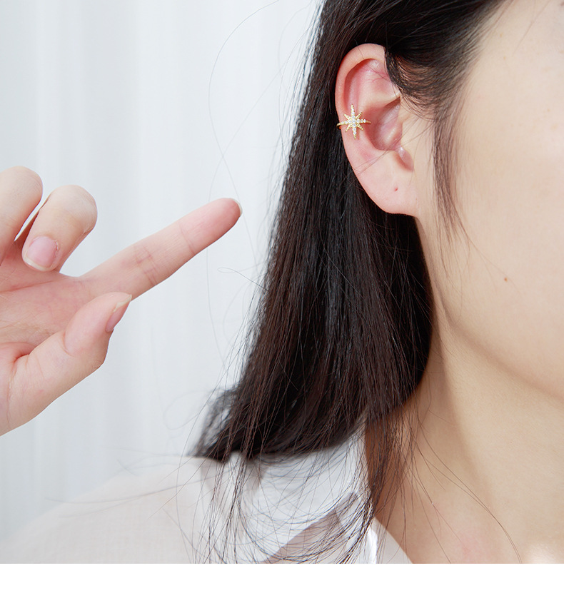 Star Earrings - Silver