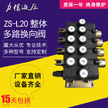 ZS-L20整体式多路换向阀环卫车叉车工程车配件胜杰液压支持定制