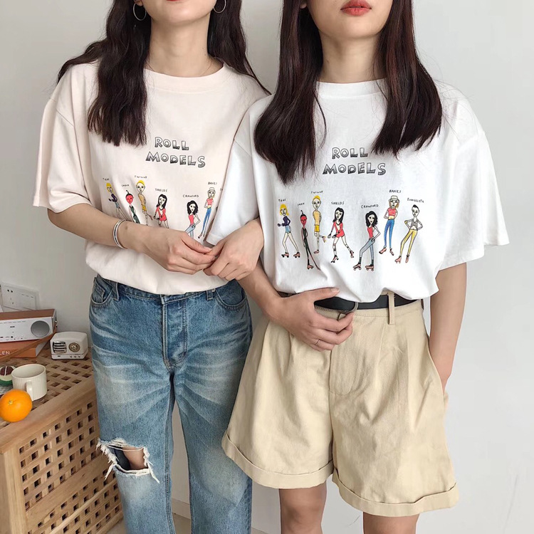 T shirt femme CHUAN YU en Coton - Ref 3314647 Image 10