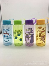 日本可爱卡通儿童tritan水壶创意水杯出行便携杯运动塑料水杯