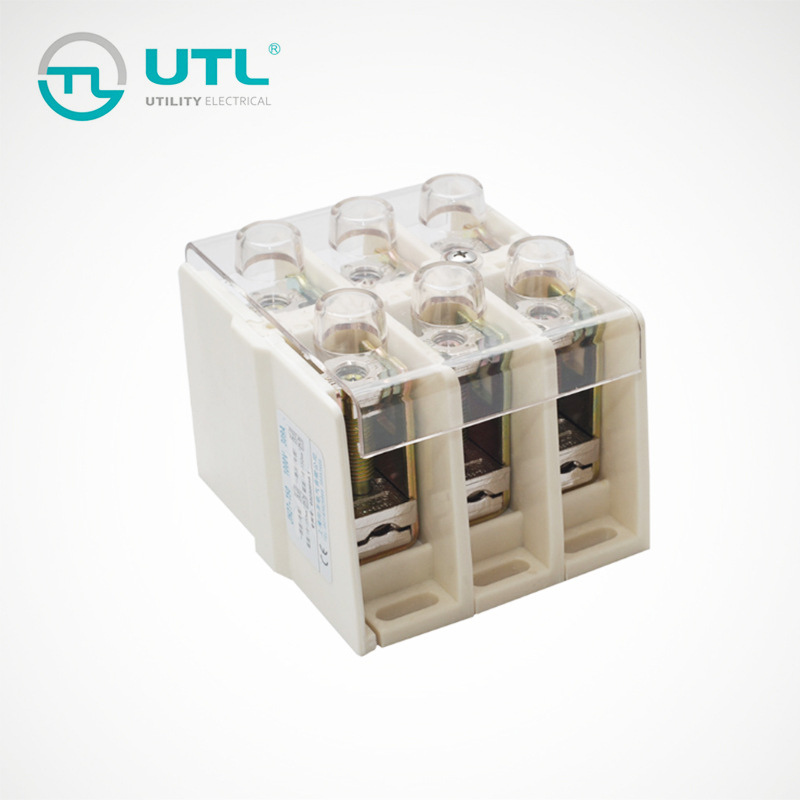 尤提乐JUT5-95大电流分线端子螺丝拎线卡导轨式接线端子接线16-95