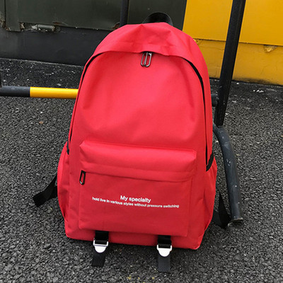 2019雙肩包時尚背包女新款大容量牛津布印花學生書包定制壹件代發