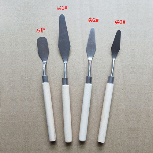 Wholesale art painting oil painting knife, extra small palette knife scraper, flat oil painting knife paint scraper